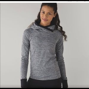 Lululemon Think Fast Pullover Hoodie- size 4